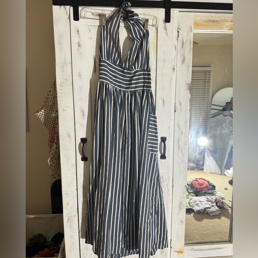 Boogaloos halter dress